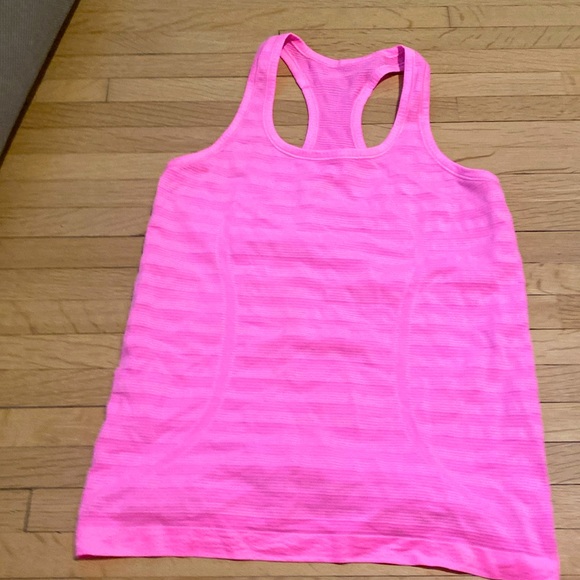 Lululemon hot, pink, rare swiftly tank top discontinued - Picture 1 of 2